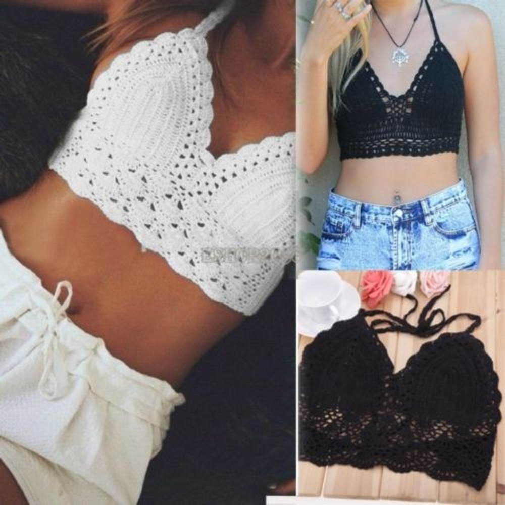 New Cotton Crochet Crop Top. - Picture 8 of 8